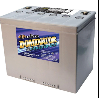 Battery 8G24SS Gel (Flat Top Terminals)